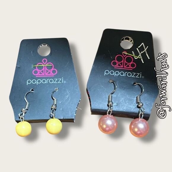 Bundle Sale 3 for $15 | Paparazzi Earrings – Set of Two Pairs - Picture 1 of 7